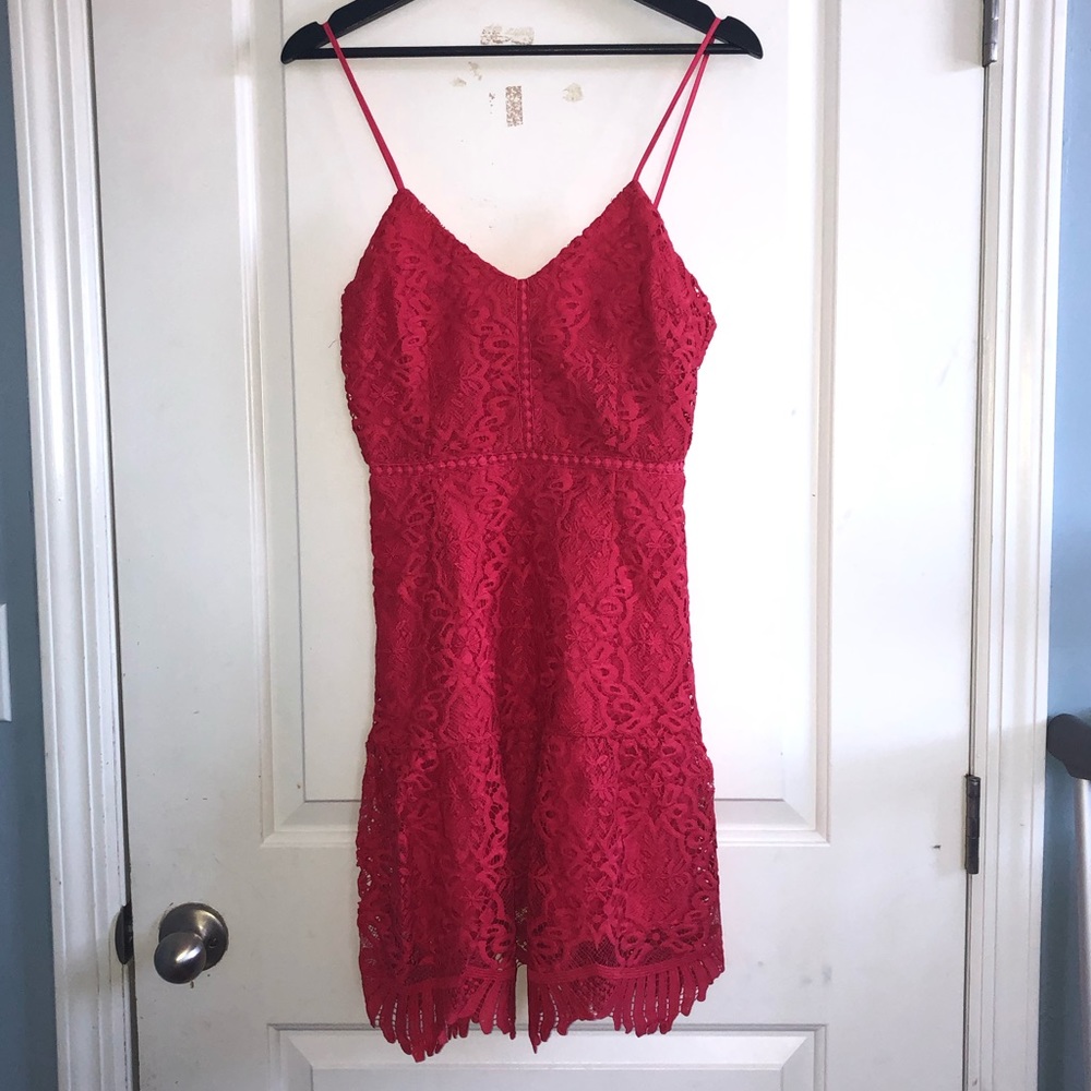 super cute springtime pink mini dress